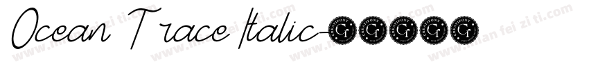 Ocean Trace Italic字体转换